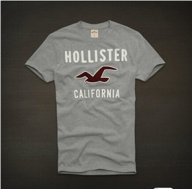 Tee shirt Hollister Gris Homme